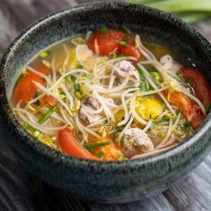 Canh mọc nấu chua