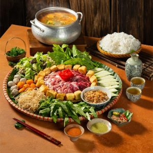 Lẩu riêu cua bắp bò