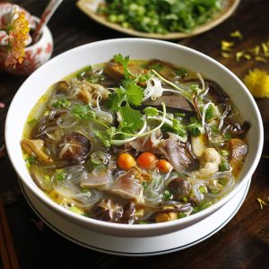 Miến gà hoặc bò